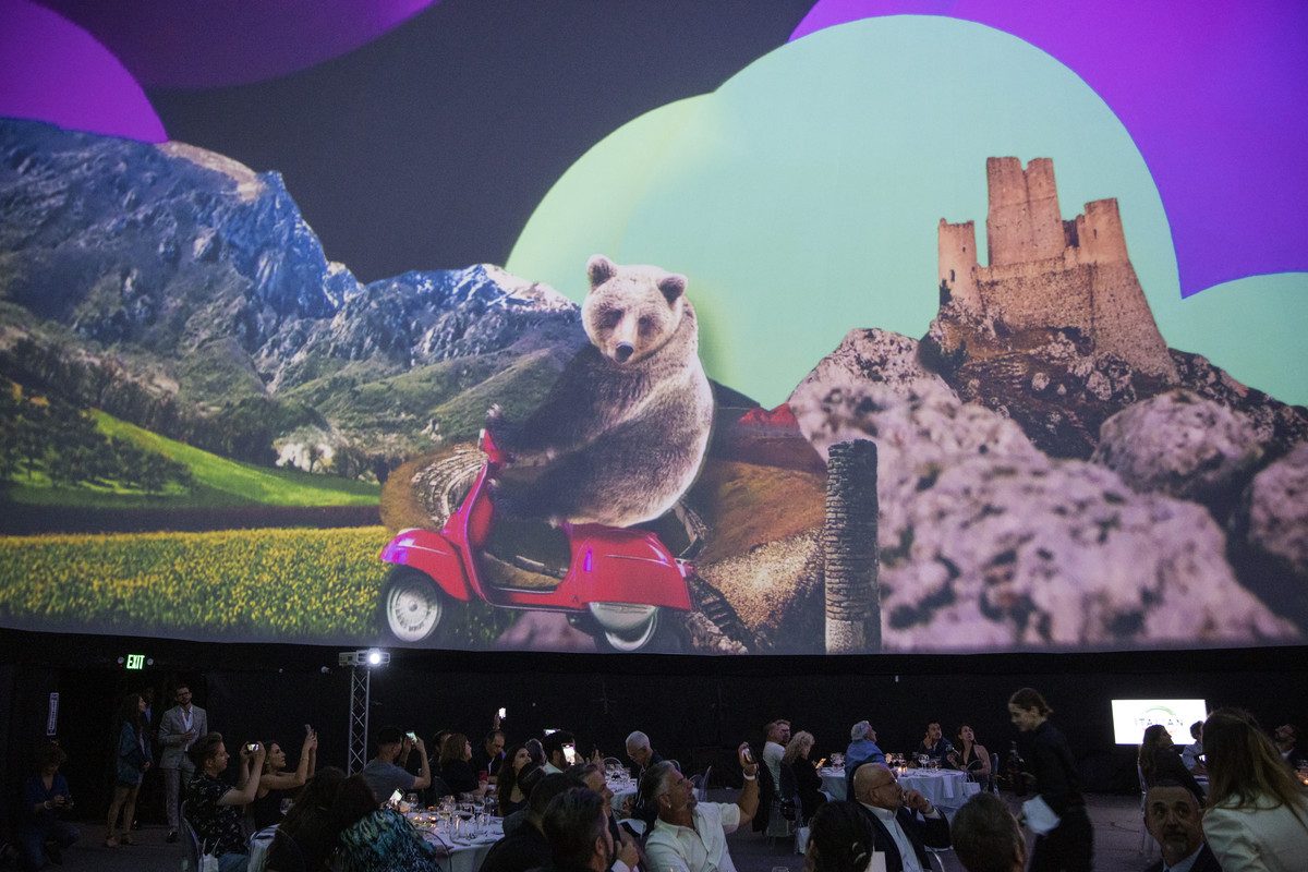 Proiezione 360 gradi dei trabocchi del Mar Adriatico
