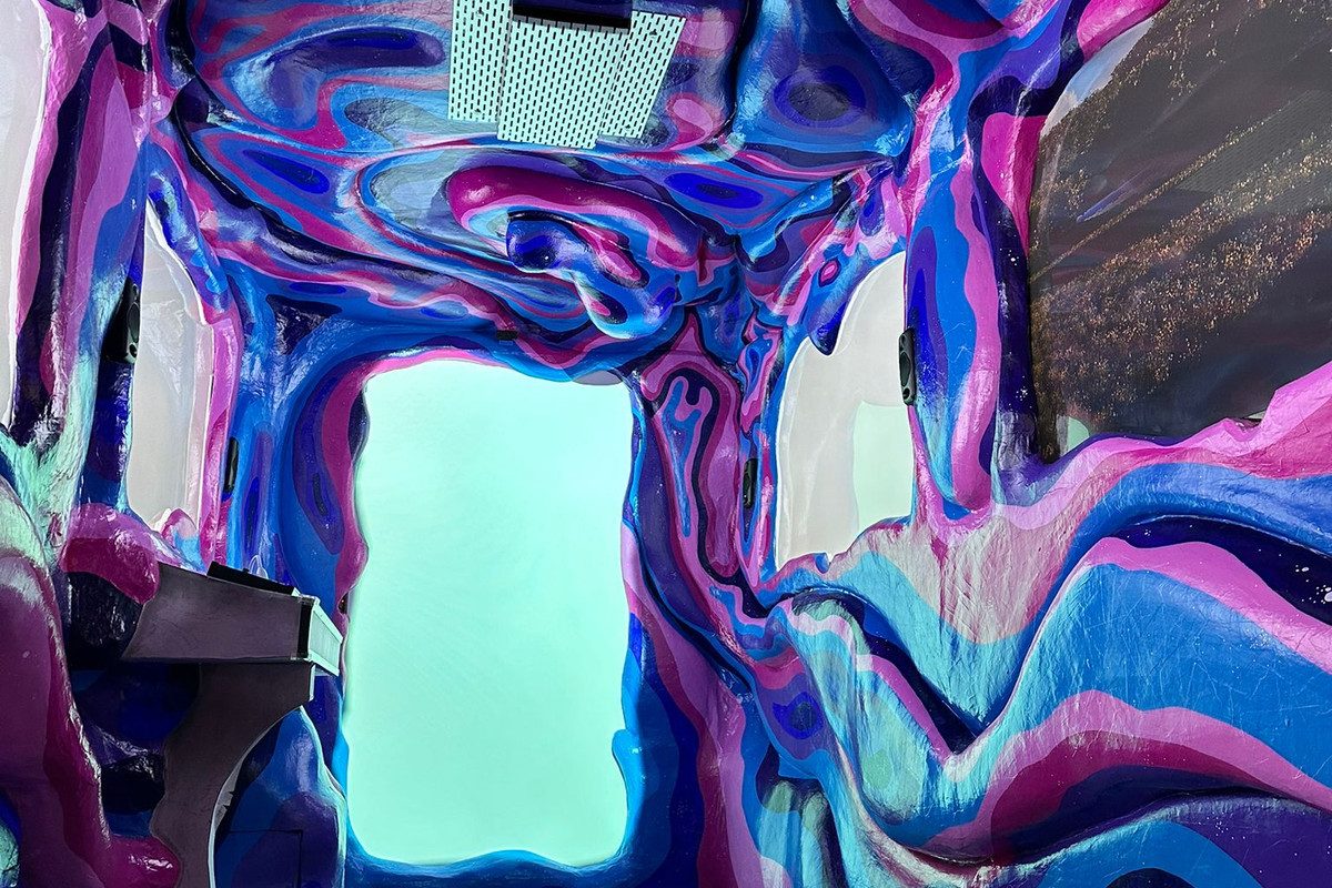 Panorami cosmici visibili dalle finestre dell'installazione