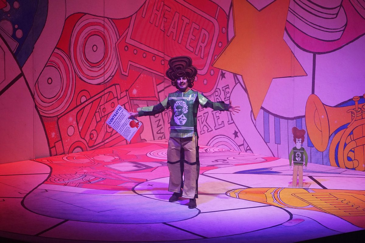 Dittico Napoletano - bozzetto illustrato per il percorso scenico