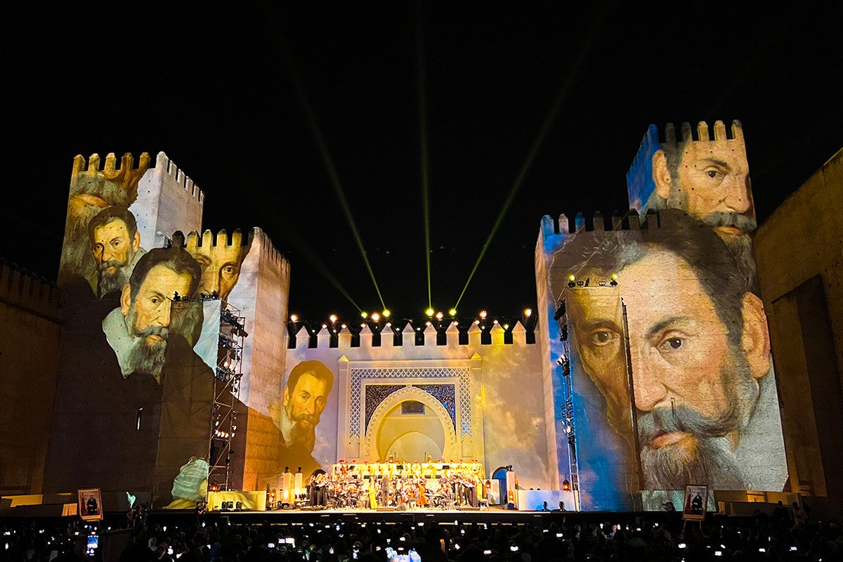 Festival di Fez videomapping