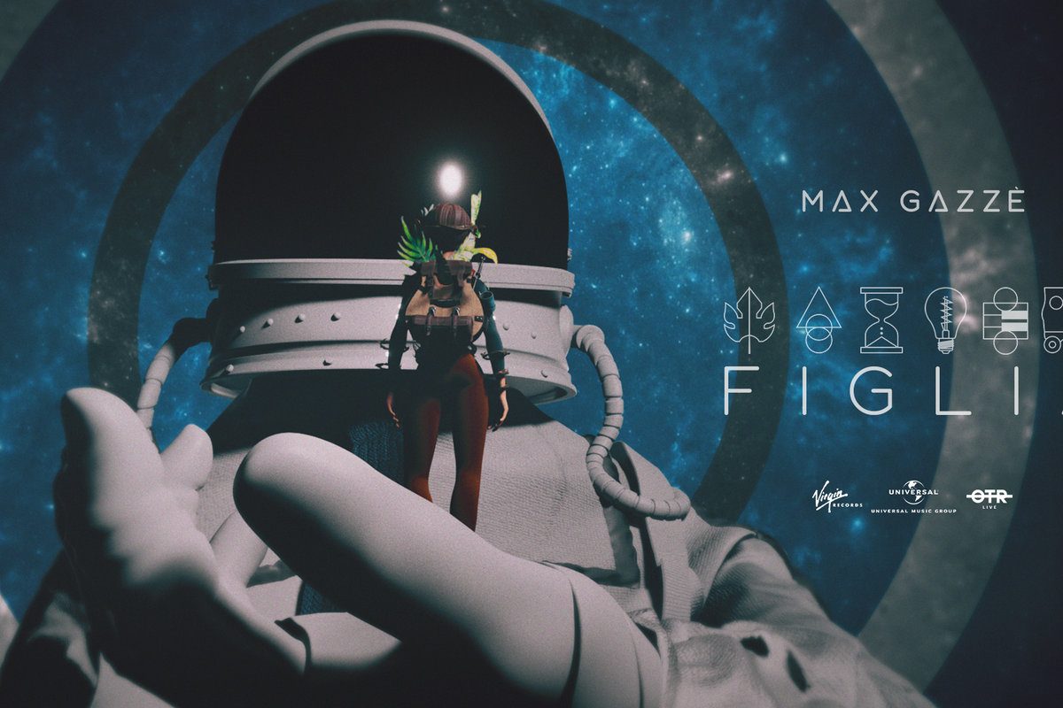 Grafica 3D di un paesaggio futuristico in rovina