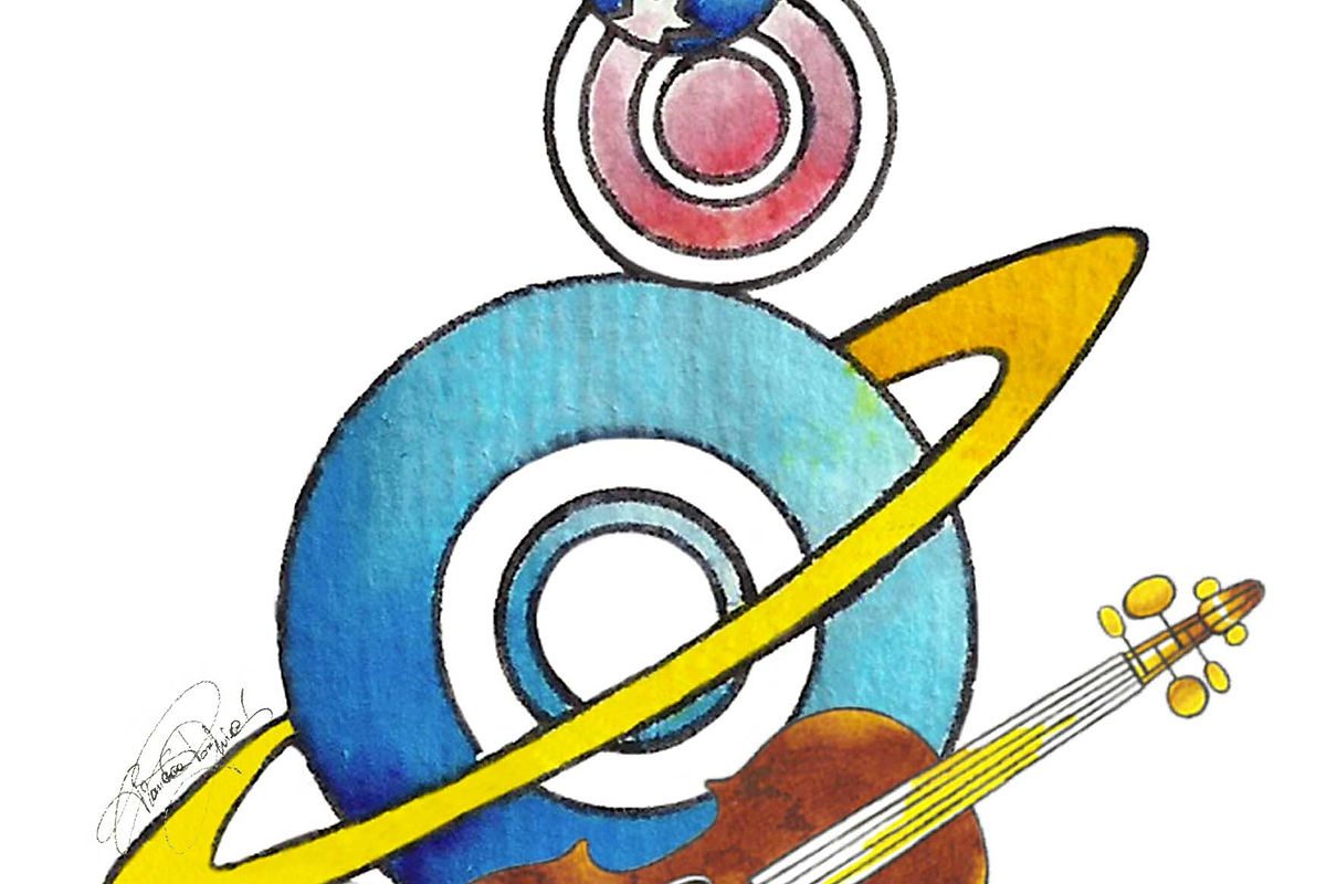 Illustrazione a pennarello della copertina di Alchemaya