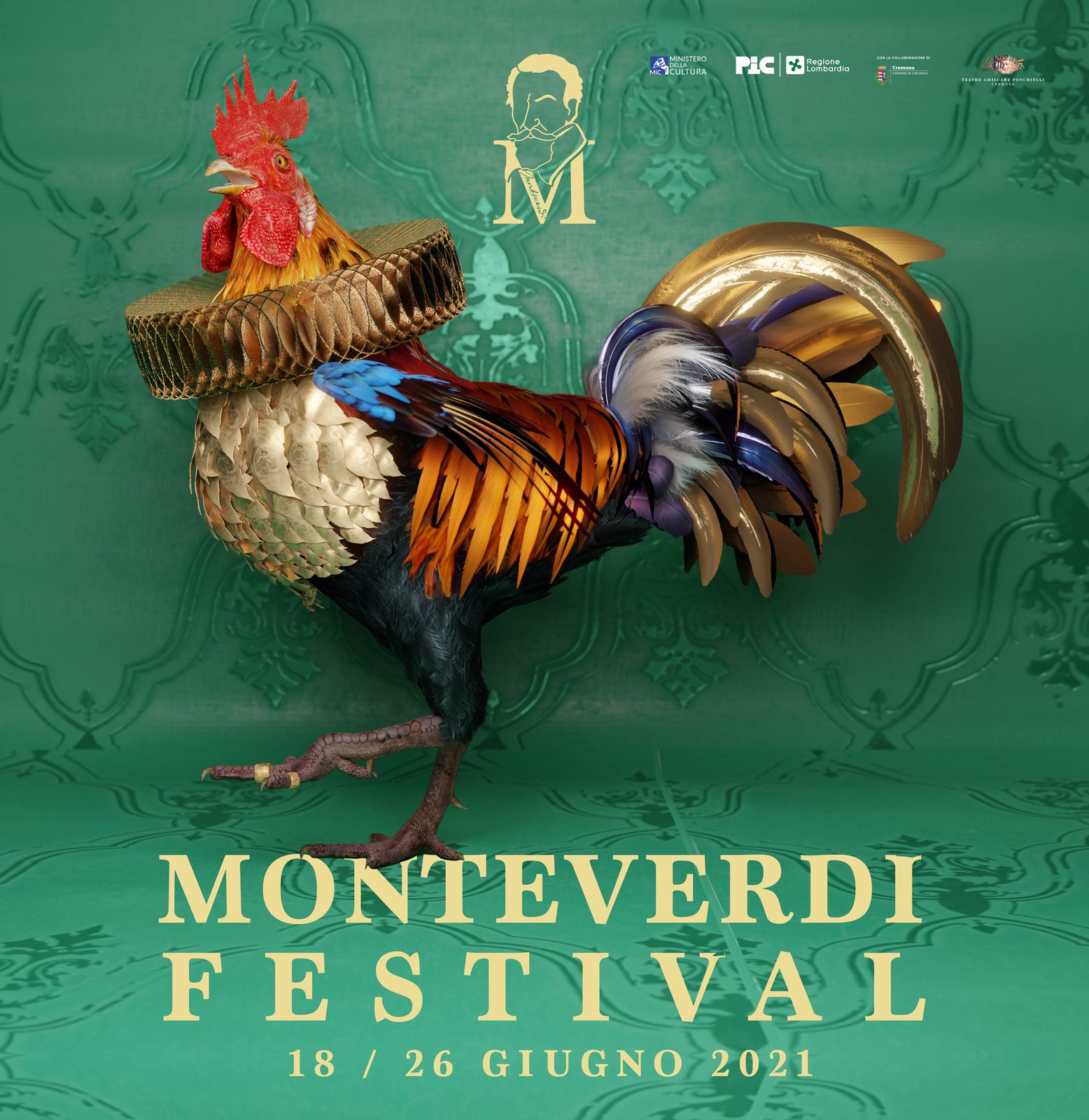 Pensilina pubblicitaria Monteverdi Festival edizione 2021
