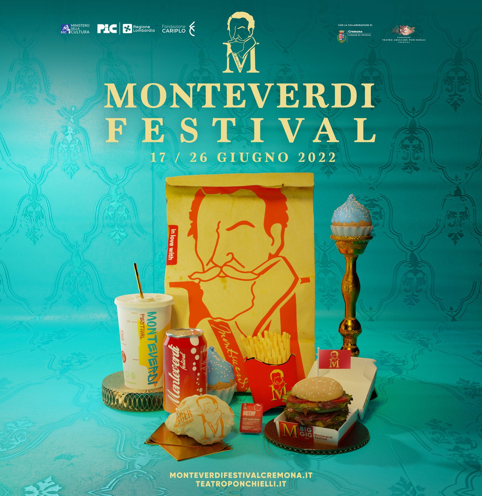 Pensilina pubblicitaria Monteverdi Festival edizione 2022