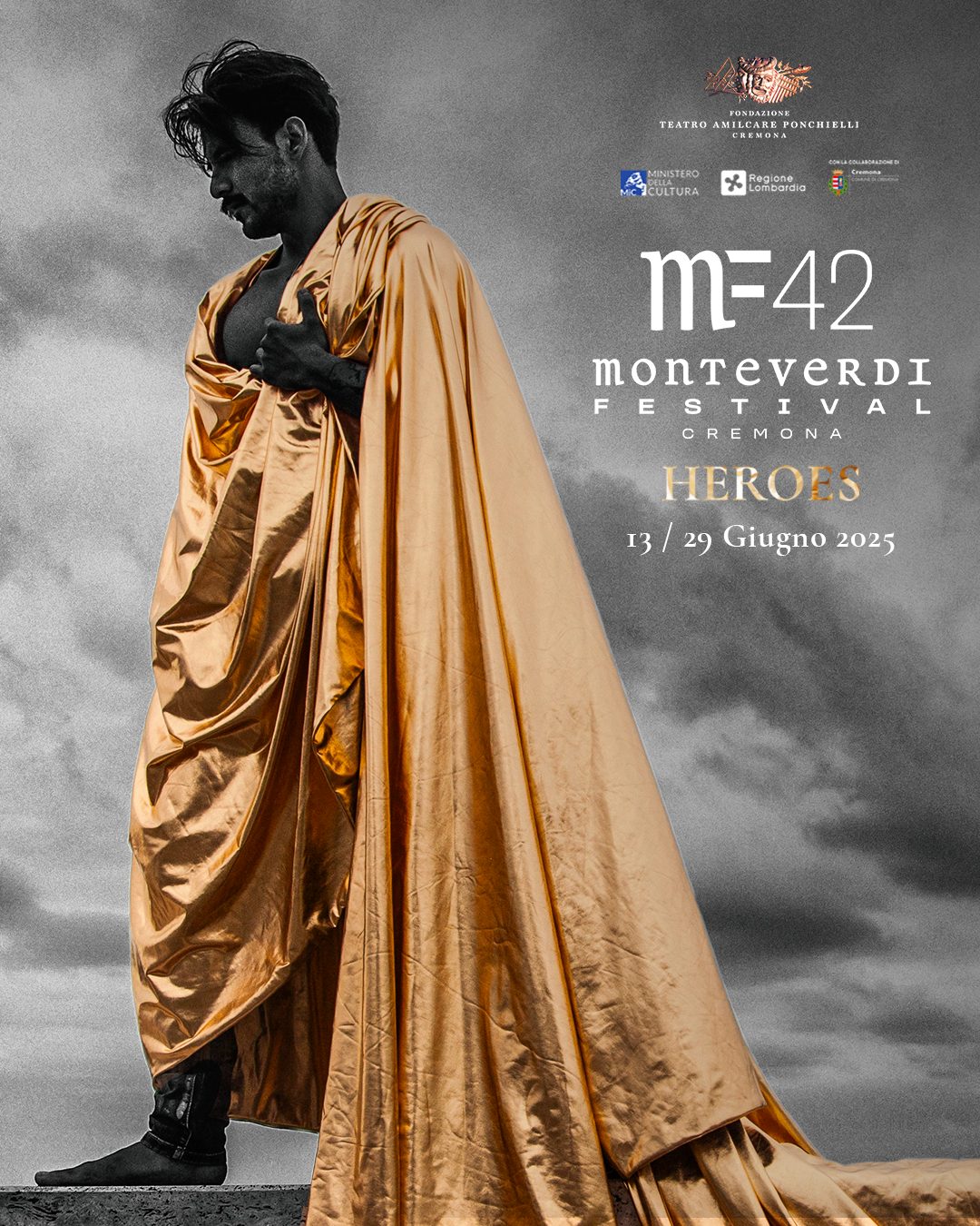 Variante poster Monteverdi Festival 2025 con palette scura