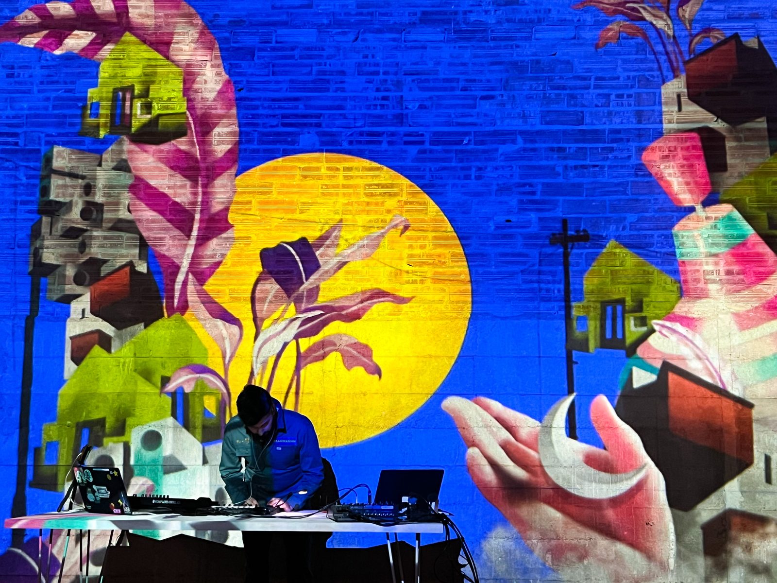 Scena sul cambiamento climatico con disegni a mano