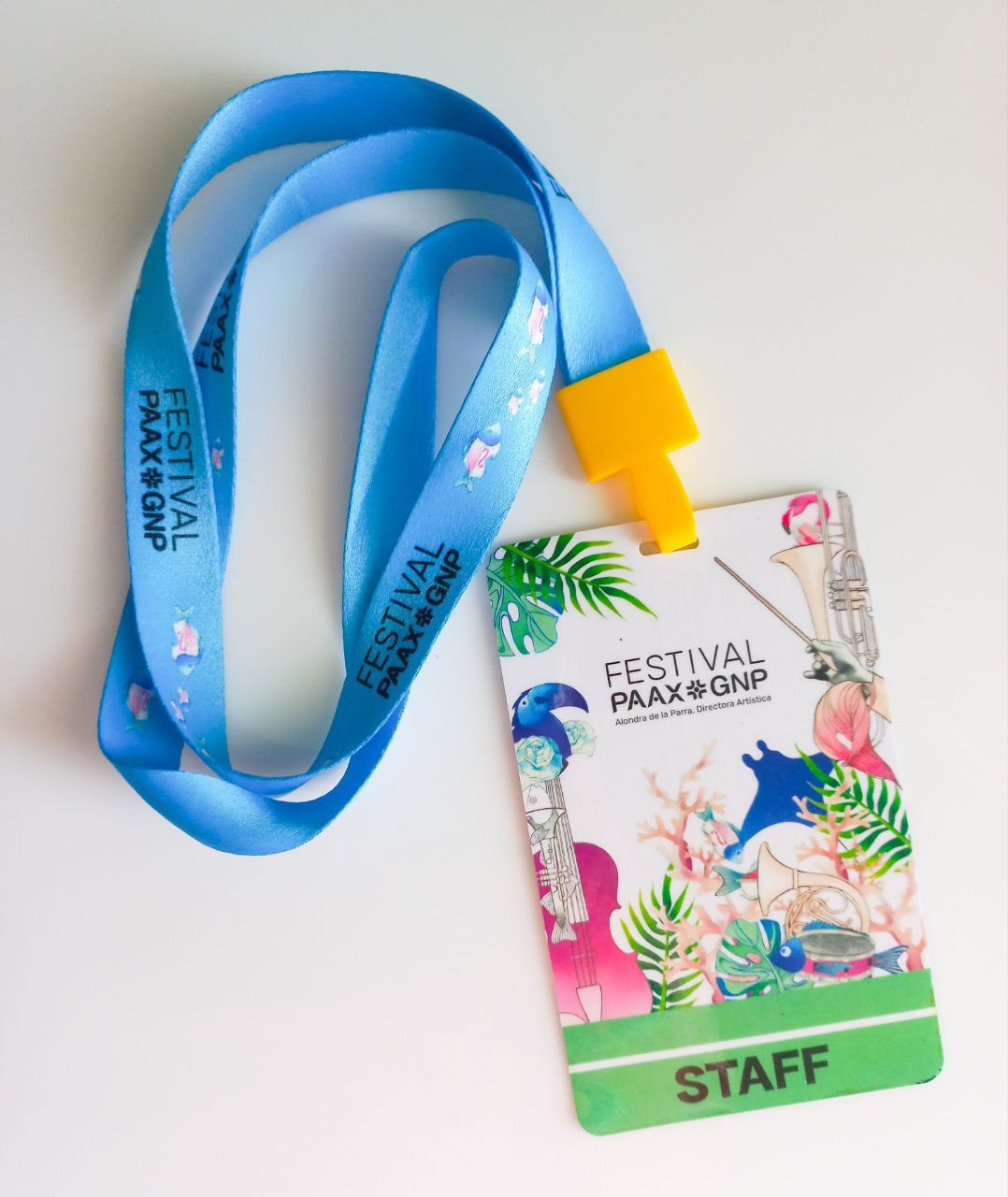 Brochure del programma musicale Festival Paax