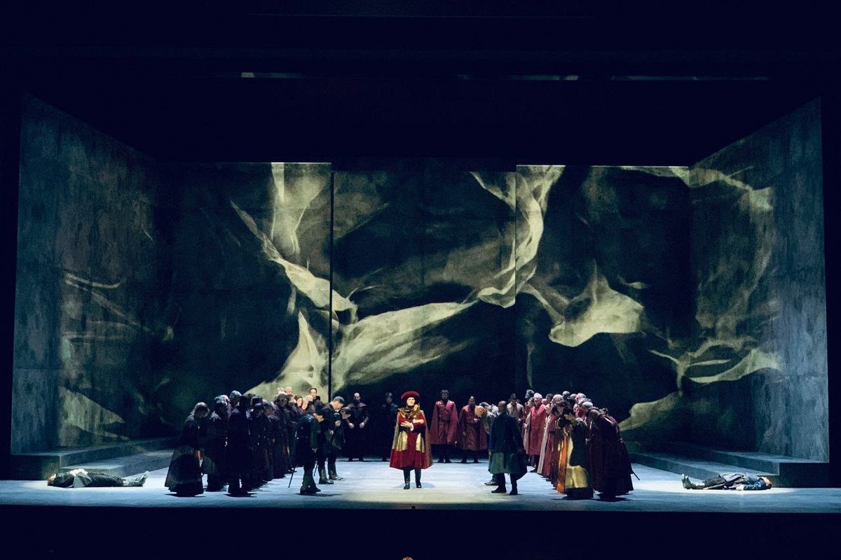 Romeo et Juliette - dettaglio delle animazioni proiettate