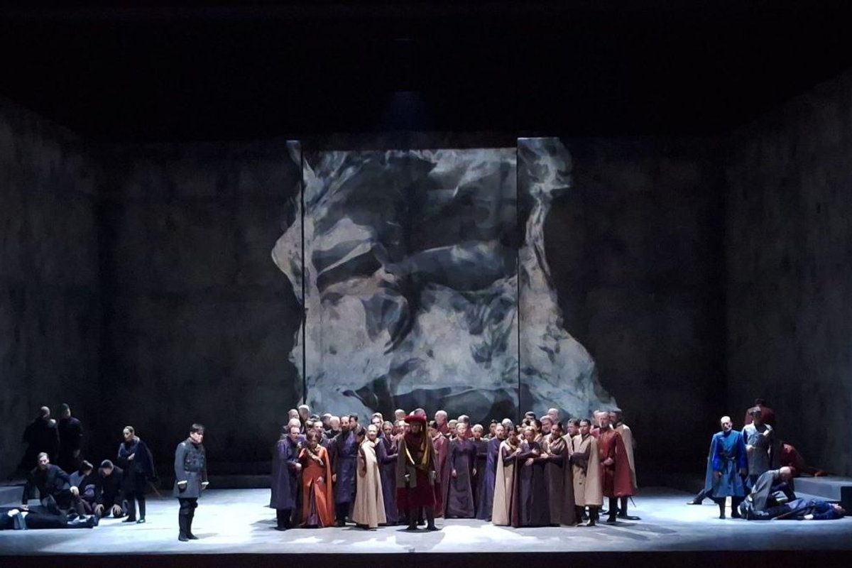 Romeo et Juliette - scenografia digitale per il finale