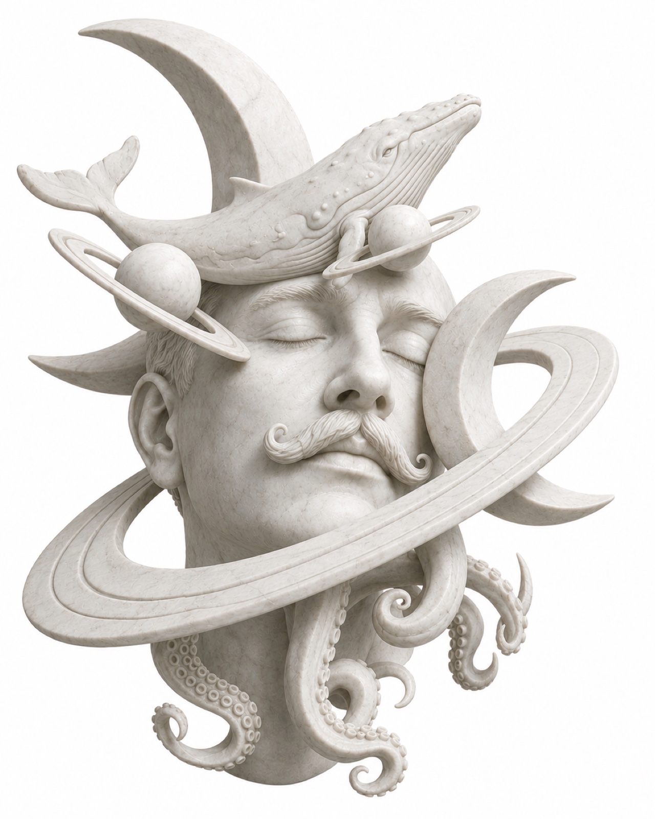 Scultura in marmo della collezione Il Gioco