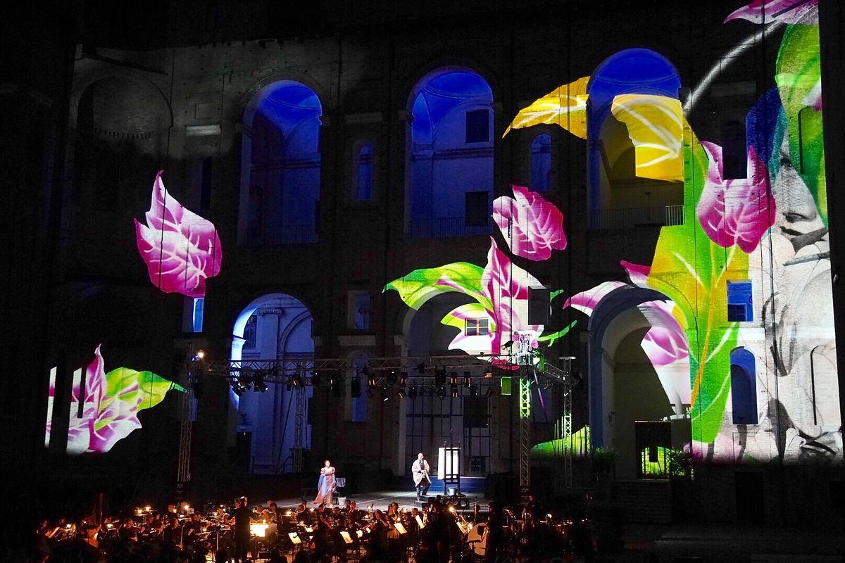 Tosca - proiezione monumentale durante il Te Deum