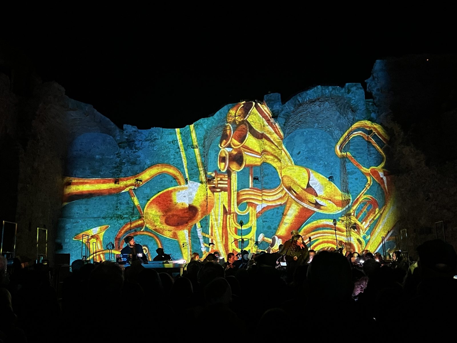 Proiezione video mapping ispirata a Nessun dorma