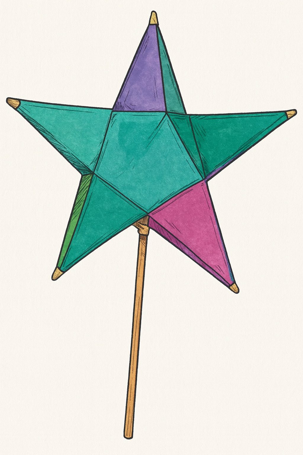 Bozzetto a china del carro principale della parata