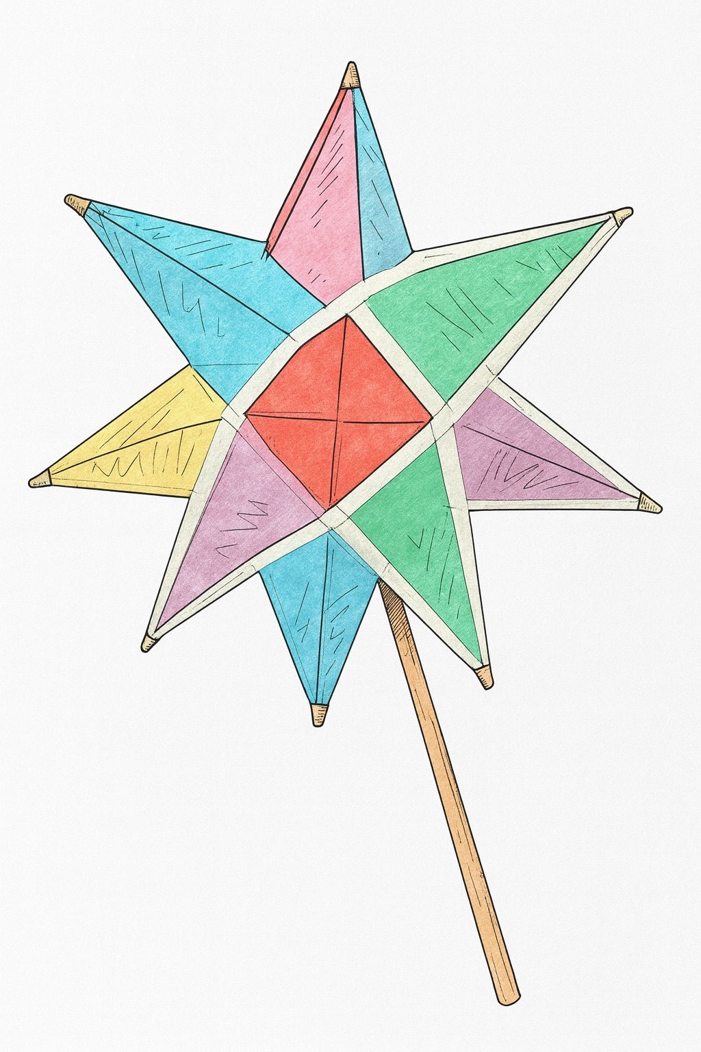 Studio preparatorio per la struttura scenografica di testa