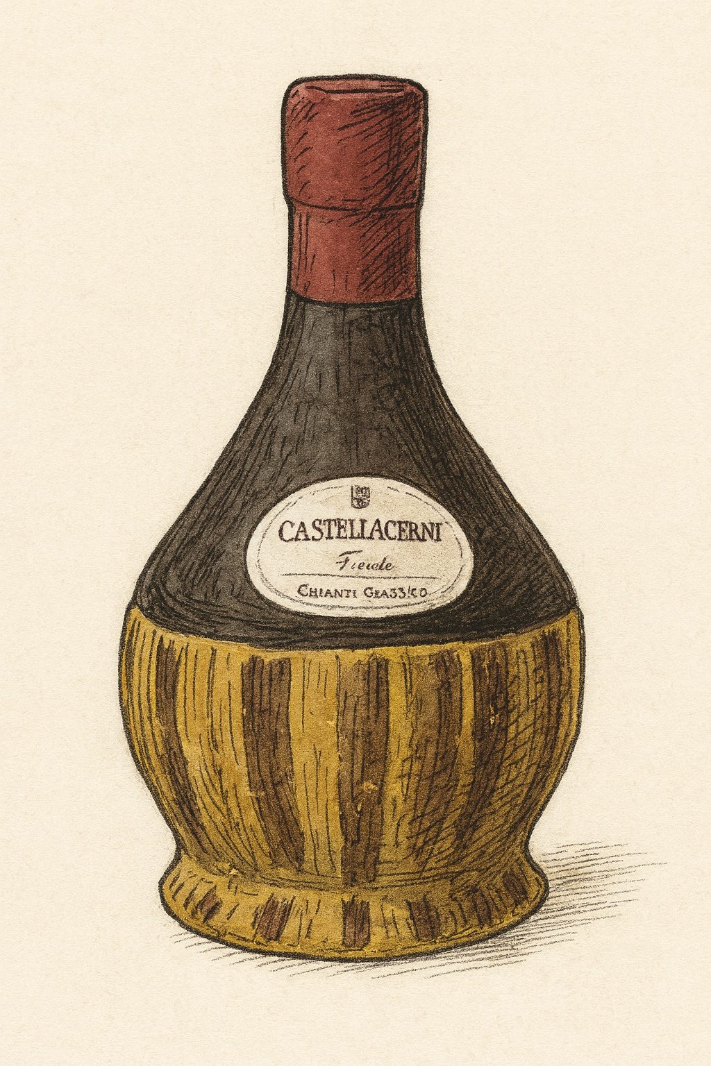 Schizzo delle maschere e dei copricapo verdiani