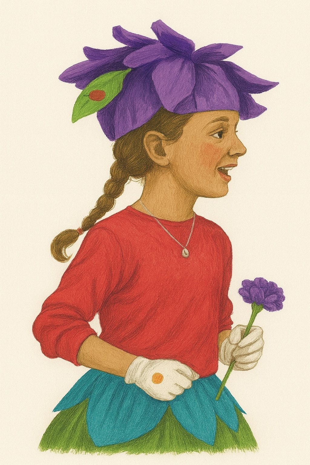 Disegno preparatorio per la sezione musicale del corteo