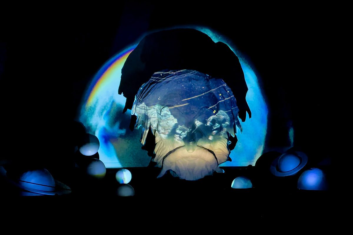 Dettaglio delle proiezioni con temi da Aida e Traviata